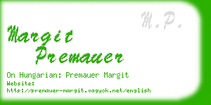 margit premauer business card